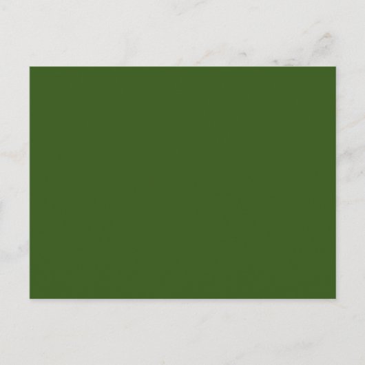 Custom Forest Green Afbeelding-Perfect Standard Briefkaart (Voorkant)
