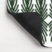 Custom Forest Green Pine Tree Abstract Pattern Muismat (Hoek)