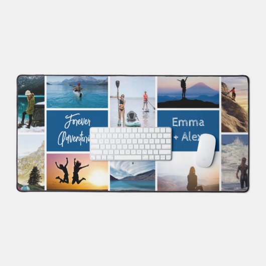 Custom Forever Adventuring 10 Fotocollage Bureaumat (Keyboard & Muis)