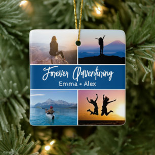 Custom Forever Adventuring 8 Fotocollage Keramisch Ornament