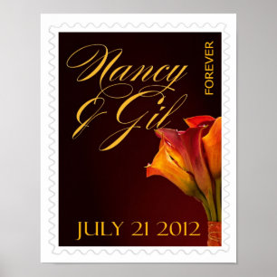Custom Forever Poster voor bruiloft