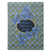 Custom Forget-me-not Wildflower Notitieboek (Voorkant)