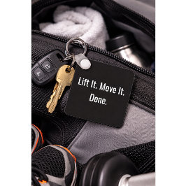 Custom Forklift Driver Keychain Gift