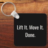 Custom Forklift Driver Keychain Gift (Voorkant)