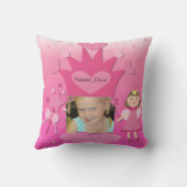 Custom Foto Bruin Haar Prinses Kussen (Achterkant)