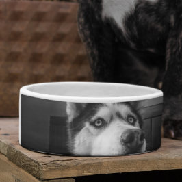 Custom Foto gepersonaliseerde hond kat huisdier sc Voerbakje