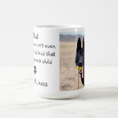 Custom Foto Grappige Hond Papa Koffiemok (Center)