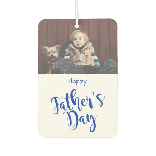 CUSTOM-foto | Happy Vaderdag Luchtverfrisser (Voorkant)