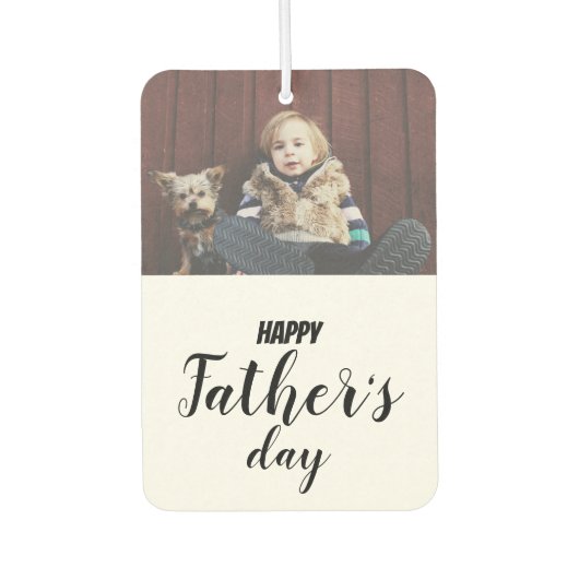 CUSTOM-foto | Happy Vaderdag Luchtverfrisser (Voorkant)