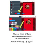 Custom Foto Hond Rode Santa Hat Mam Gift met Foto Schort