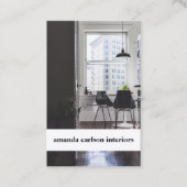 Custom Foto moderne gewaagde witte architecten ont Visitekaartje (Voorkant)