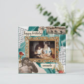 Custom Foto Perfect cadeau Verjaardagen  vriend Kaart (Staand voorkant)