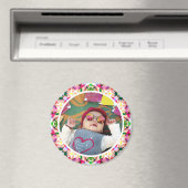 Custom Foto Roze Grootouders Dag Granny Keepsake Magneet (Insitu (Vaatwasser))