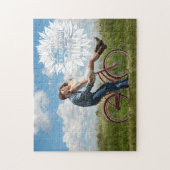 CUSTOM-foto | Wat een mooie dag om te leven Legpuzzel (Verticaal)