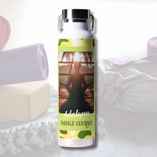 Custom Foto Yoga Lover Leraar Moeder Vrouwen Gift Waterfles