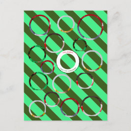 Custom Four-Photo 🎄 Feestelijke Kerst Feestdagenkaart