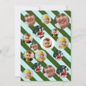 Custom Four-Photo 🎄 Feestelijke Kerst Kaart (Voorkant)