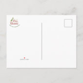 Custom Four-Photo 🎄 Vakantie Gift Uitnodiging Briefkaart (Achterkant)