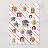 Custom Four-Photo 🎄 Vakantie Gift Uitnodiging Briefkaart (Voorkant)