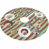 Custom Four-Photo 🎄 Vakantie Kerstmis Kerstboom Rok (Gekanteld)