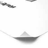 Custom Framed Couple Print Glossy Poster (Hoek)