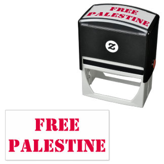 Custom Free Palestine Zelfinktende Stempel