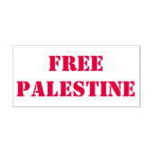 Custom Free Palestine Zelfinktende Stempel (Design)