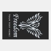 Custom Freedom Eagle stickers (Voorkant)