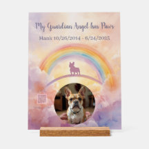 Custom French Bulldog Memorial Acrylic Sign