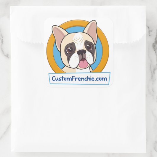Custom Frenchie Logo Sticker (Tas)