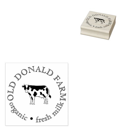 Custom Fresh Farm Small Business Rubberstempel (Gestempeld)