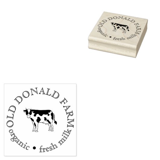 Custom Fresh Farm Small Business Rubberstempel (Gestempeld)