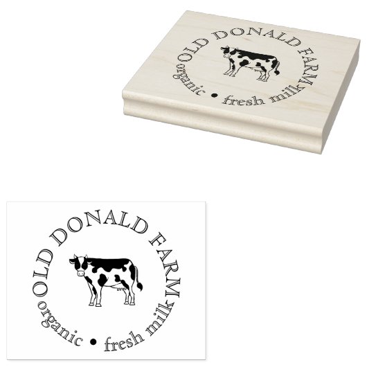 Custom Fresh Farm Small Business Rubberstempel (Gestempeld)
