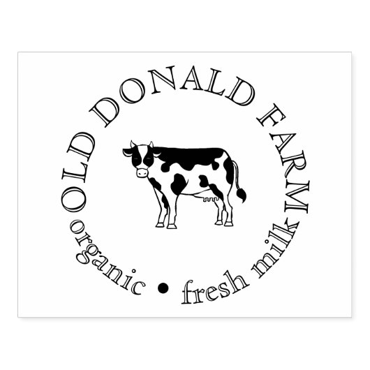 Custom Fresh Farm Small Business Rubberstempel (Afrduk)