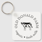 Custom Fresh Farm Small Business Sleutelhanger (Voorkant)