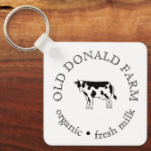 Custom Fresh Farm Small Business Sleutelhanger (Voorkant)