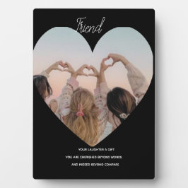 Custom Friend Memorial Plaque Tabletop Tribute Fotoplaat
