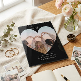 Custom Friend Memorial Plaque Tabletop Tribute Fotoplaat