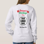 Custom Front & Back Season's Greetings Logo Slogan Trui (Achterkant)