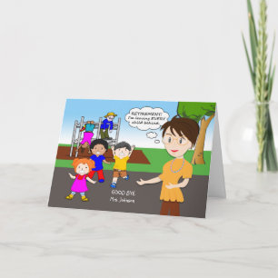 Custom Front Gefeliciteerd met het pensioen van de Kaart