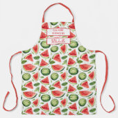 Custom Fruit Apron – Culinary Science by [Name] Schort (Voorkant)
