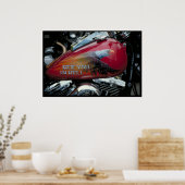 Custom fuel tank South Dakota Poster (Keuken)
