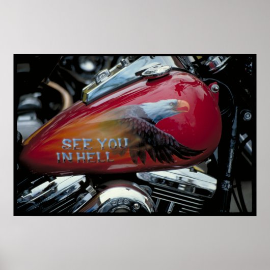 Custom fuel tank South Dakota Poster (Voorkant)