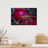 Custom fuel tank South Dakota Poster (Keuken)