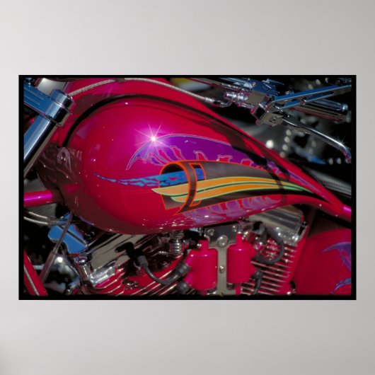 Custom fuel tank South Dakota Poster (Voorkant)