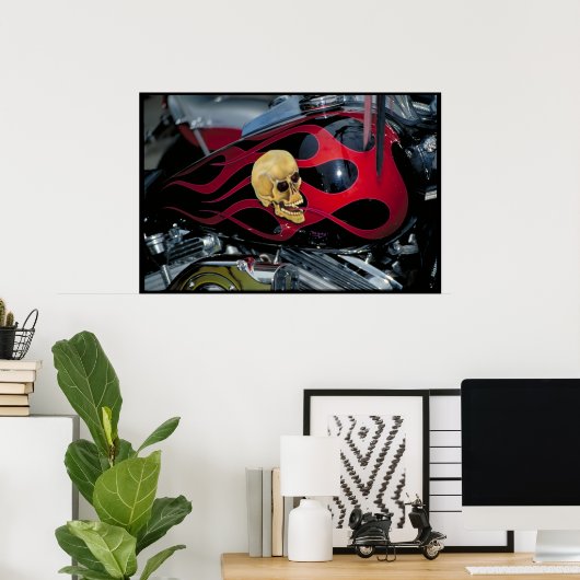 Custom fuel tank South Dakota Poster (Thuiskantoor)