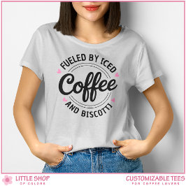Custom Fueled by Iced Coffee Tri-Blend Shirt