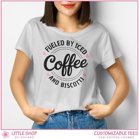 Custom Fueled by Iced Coffee Tri-Blend Shirt