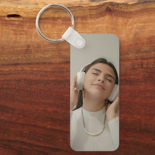 Custom Full Photo Modern   Sleutelhanger (Voorkant)