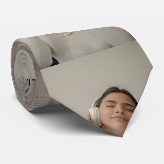 Custom Full Photo Modern Stropdas (Opgerold)